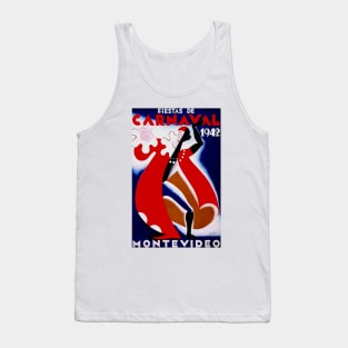 Montevideo - Vintage Travel Poster Tank Top